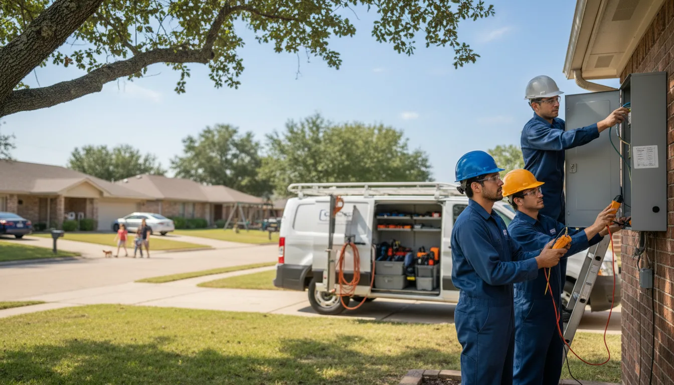 Certified electrician providing emergency electrical services in Wilson, KS